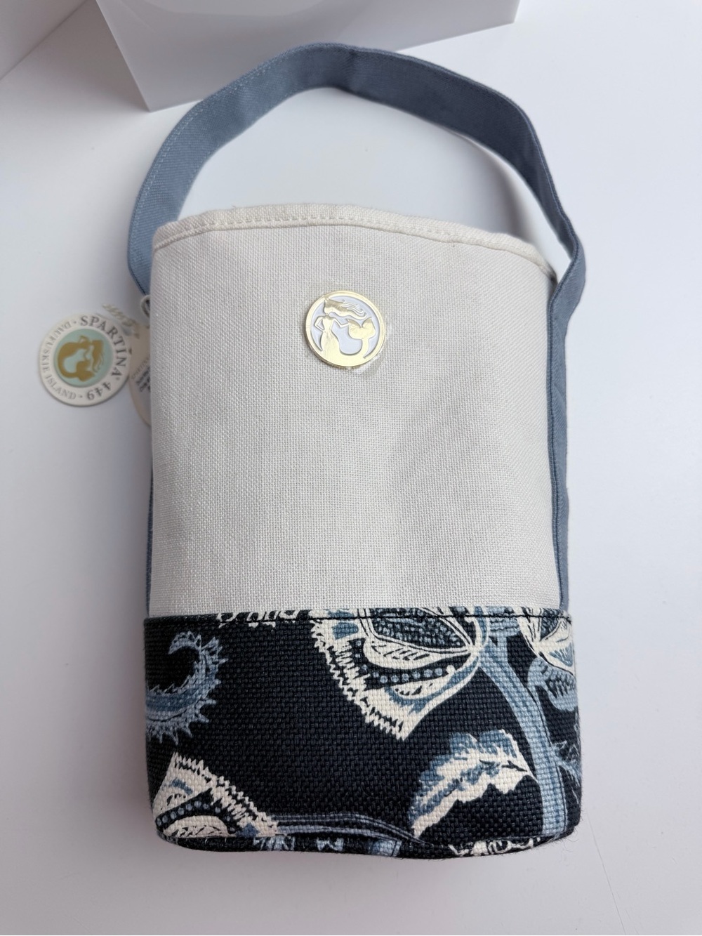 SPARTINA 449 Double Wine Caddy Oyster Factory NWT